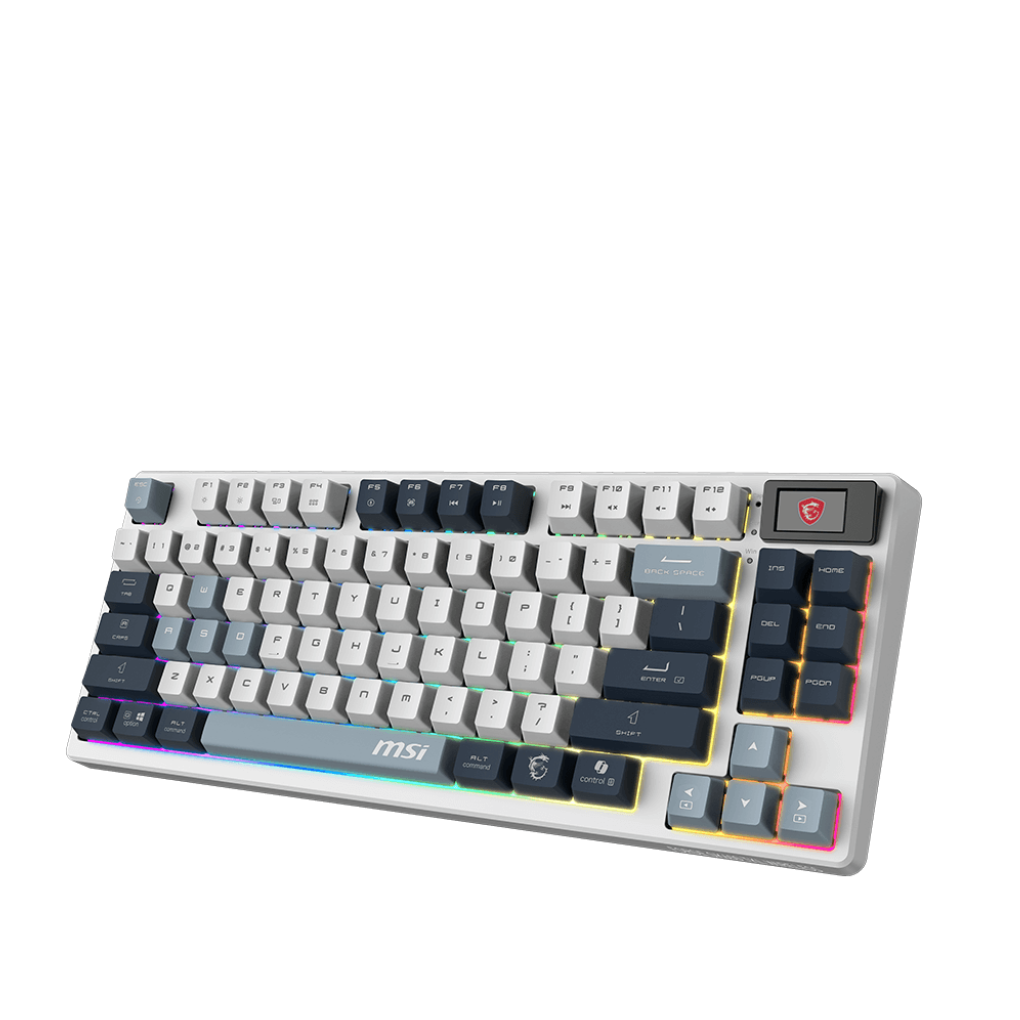 MSI | Keyboard | GK600 | Wireless, wired | Backlit RGB | Mechanical | White