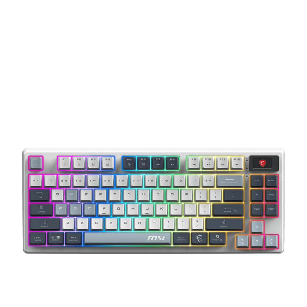 MSI | Keyboard | GK600 | Wireless, wired | Backlit RGB | Mechanical | White
