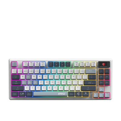 MSI | Keyboard | GK600 | Wireless, wired | Backlit RGB | Mechanical | White