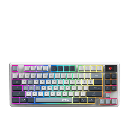 MSI | Keyboard | GK600 | Wireless, wired | Backlit RGB | Mechanical | White