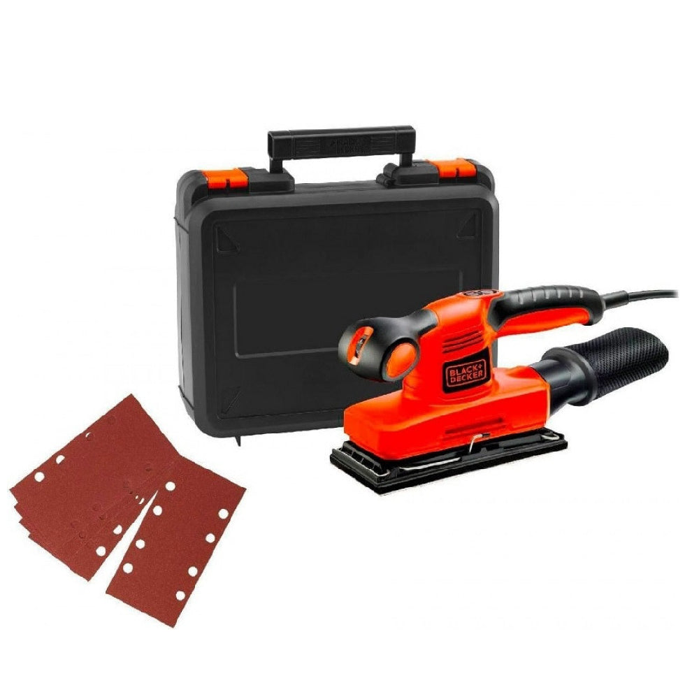 BLACK+DECKER | KA320EKA-QS | Orbital Sander | 240W | 1/3 Sheet | Kitbox