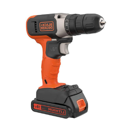 BLACK+DECKER | BCD001C1-QW | Cordless Drill Driver | 18V | 1.5Ah | 37Nm
