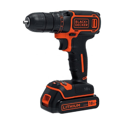 BLACK+DECKER | BDCDC18B-QW | Cordless Drill | 18V | 2x 1.5Ah | 650 RPM