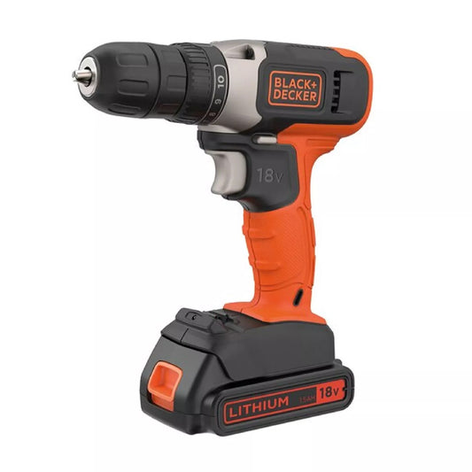 BLACK+DECKER | BCD001C2-QW | Cordless Drill Driver | 18V | 2x 1.5Ah | 37Nm