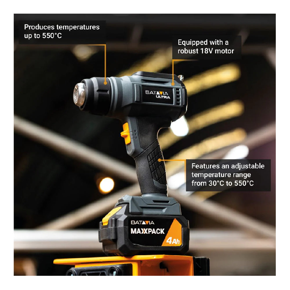 BATAVIA | 7064919 | Cordless Heat Gun | 18V | LCD Display | Solo