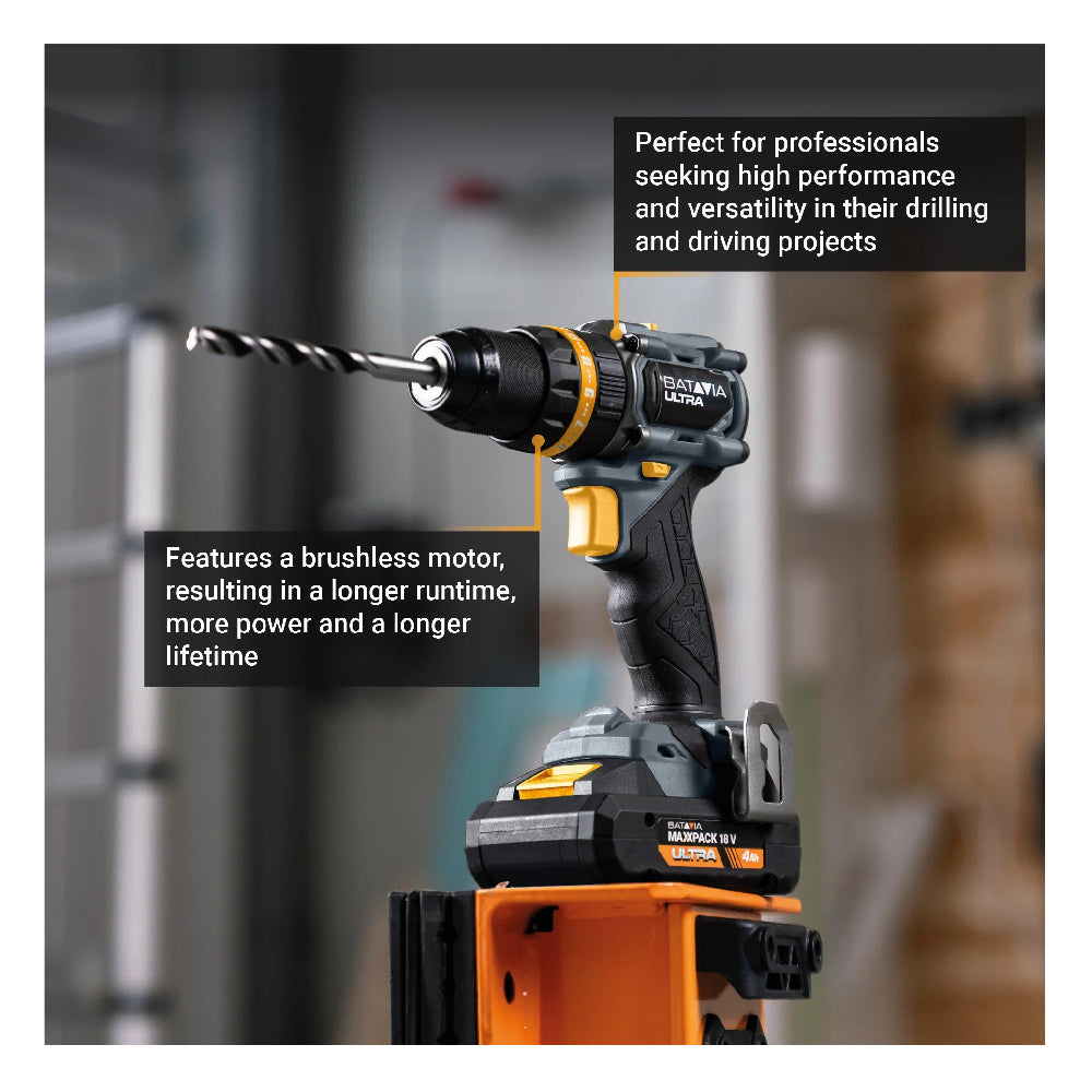 BATAVIA | 7065247 | Brushless Combi Drill | 18V | 70Nm | Solo