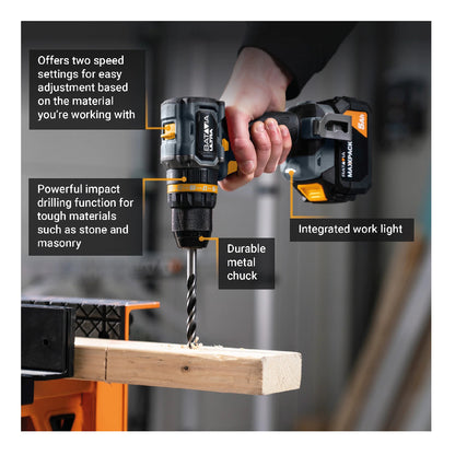 BATAVIA | 7065247 | Brushless Combi Drill | 18V | 70Nm | Solo