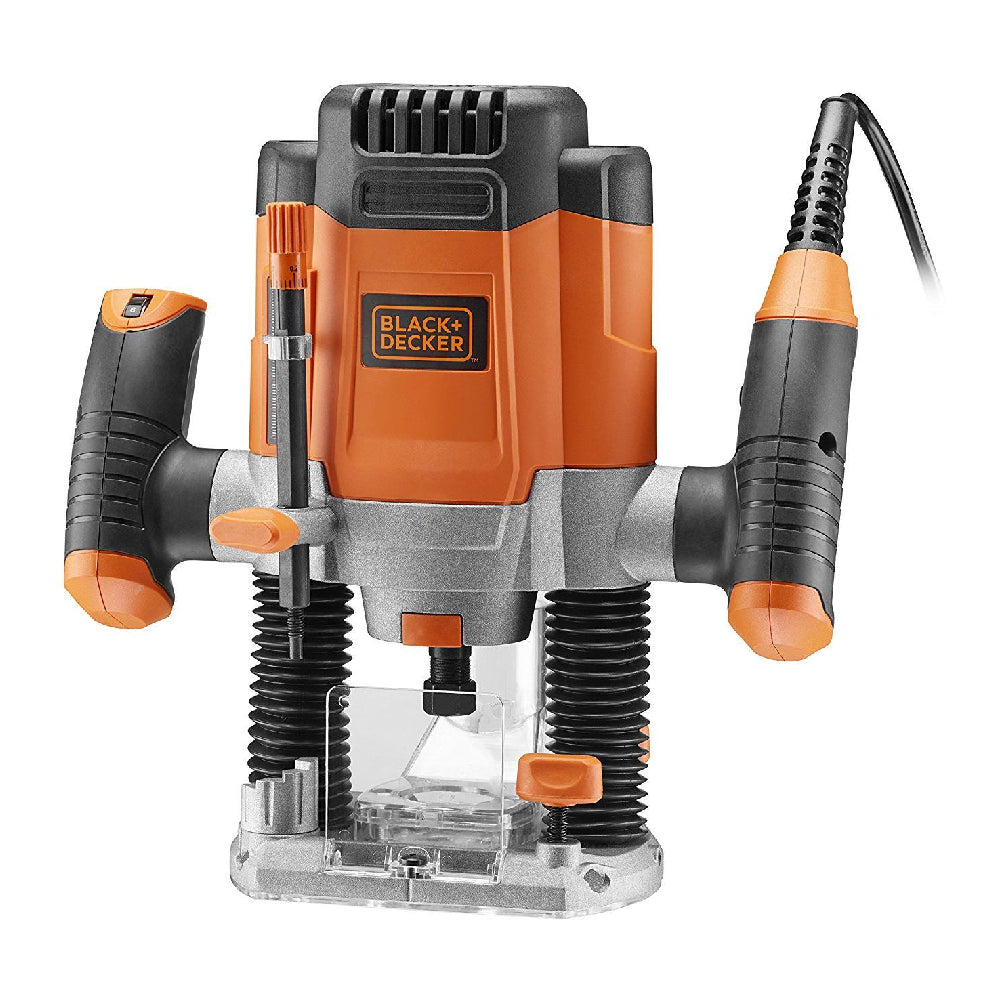 BLACK+DECKER | KW1200E-QS | Plunge Router | 1200W | Variable Speed