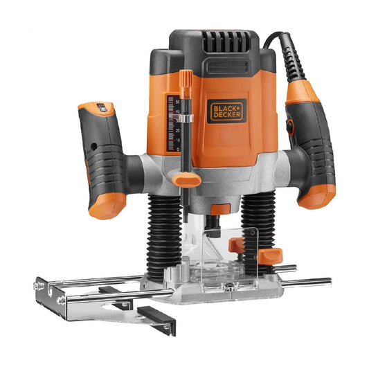 BLACK+DECKER | KW1200E-QS | Plunge Router | 1200W | Variable Speed