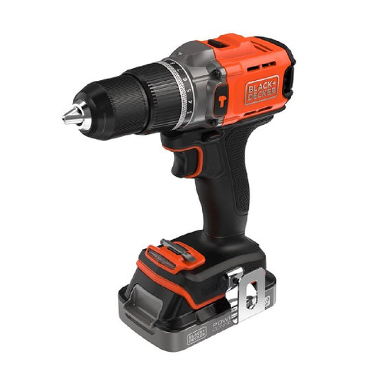 BLACK+DECKER | BCD383D1XK-QW | Cordless Drill Driver | 18V | 2.0Ah | 45Nm | Kitbox
