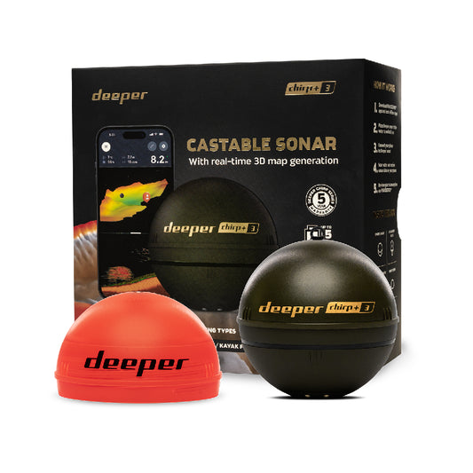 DEEPER | FNG0050 | Smart Sonar Chirp+3 | Wi-Fi | GPS | Brown Green