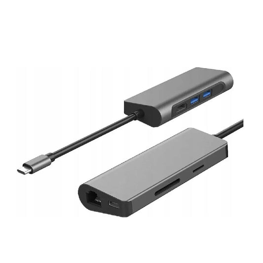 GIGABYTE | 20MB1-GVK906-1E | USB-C 7-in-1 Docking Station | HDMI | RJ-45 | SD/microSD