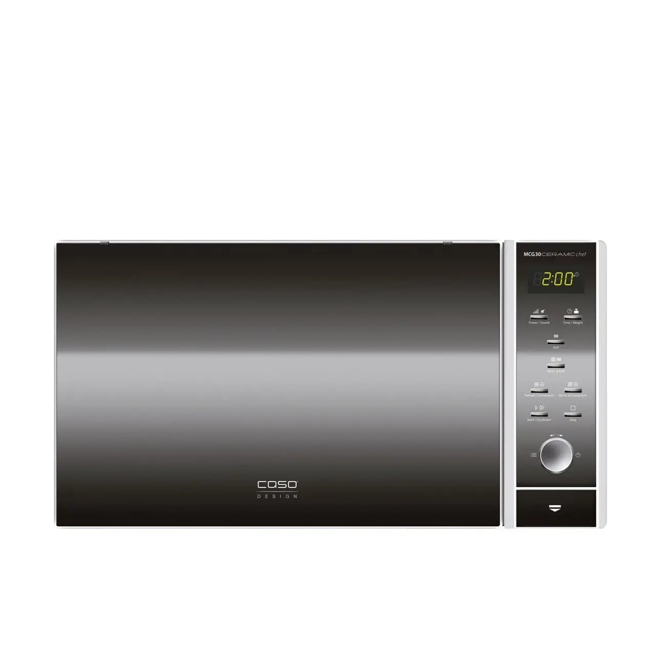 Caso | Microwave | MCG30 Ceramic chef | Free standing | 30 L | 900 W | Convection | Grill | Black