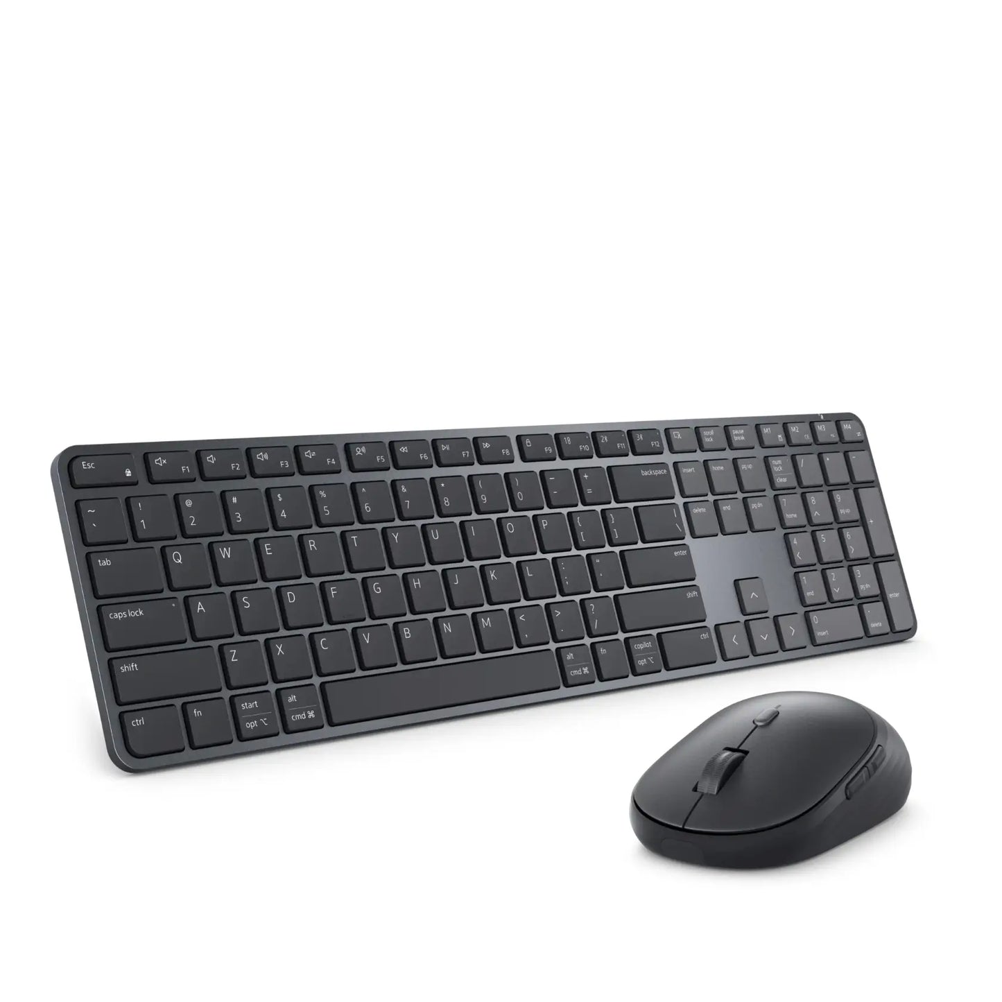 Dell | Keyboard and mouse set | Pro 7 Slim - KM726 | Wireless | QWERTY Russian | 2.4 GHz | Black