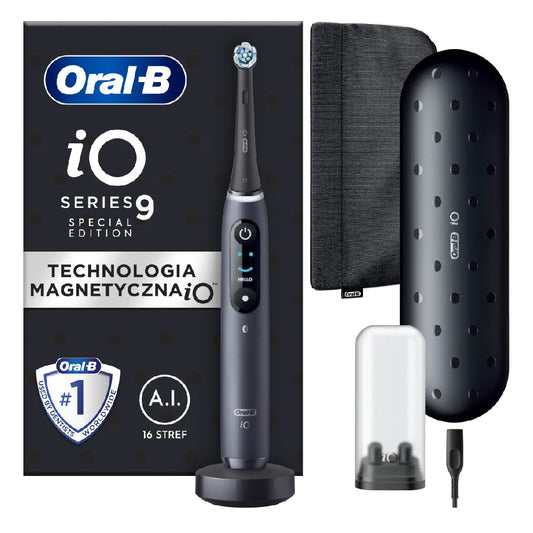 ORAL-B | iO9 Black | Electric Toothbrush | 7 Modes | 3D Tracking | Black Special Edition