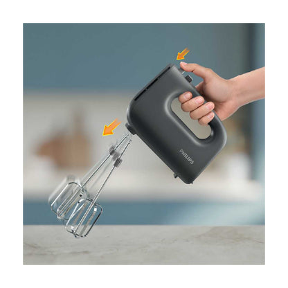 PHILIPS | HR3739/00 | Hand Mixer | 5000 Series | 400W | 5 Speeds | Black