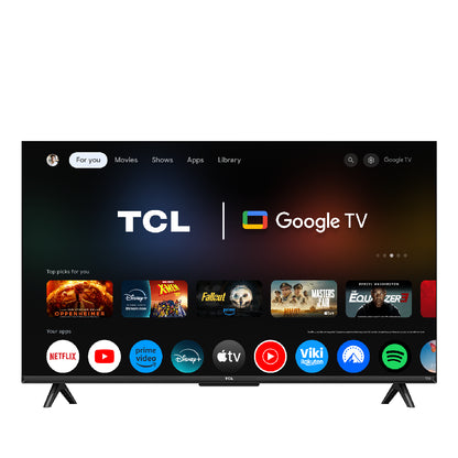 TCL | 43T69C | 43" 4K Google TV | HDR10+ | Dolby Atmos | Brushed Metal