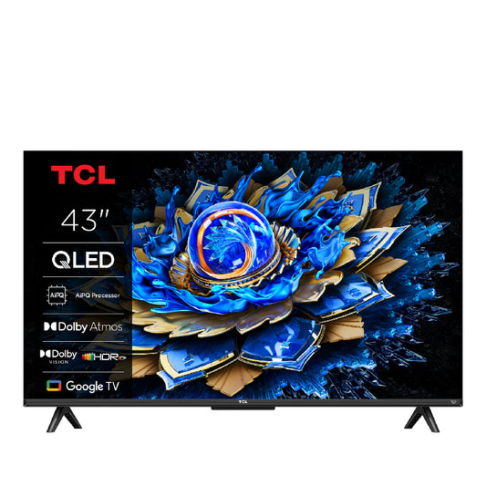 TCL | 43T69C | 43" 4K Google TV | HDR10+ | Dolby Atmos | Brushed Metal
