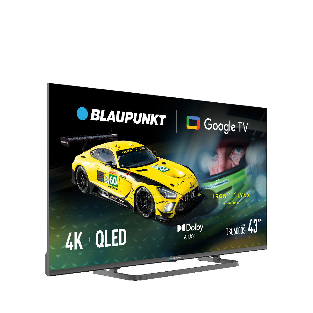 BLAUPUNKT | 43QBG6000S | 43" QLED Smart TV | 4K UHD | Google TV | Black