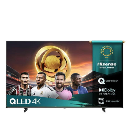 HISENSE | 43E7Q | 43" QLED Smart TV | 4K UHD | Dolby Vision | Atmos | VIDAA | Black