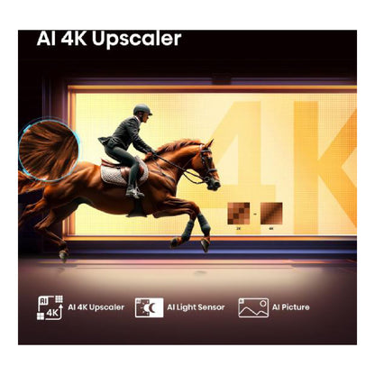 HISENSE | 43E7Q | 43" QLED Smart TV | 4K UHD | Dolby Vision | Atmos | VIDAA | Black