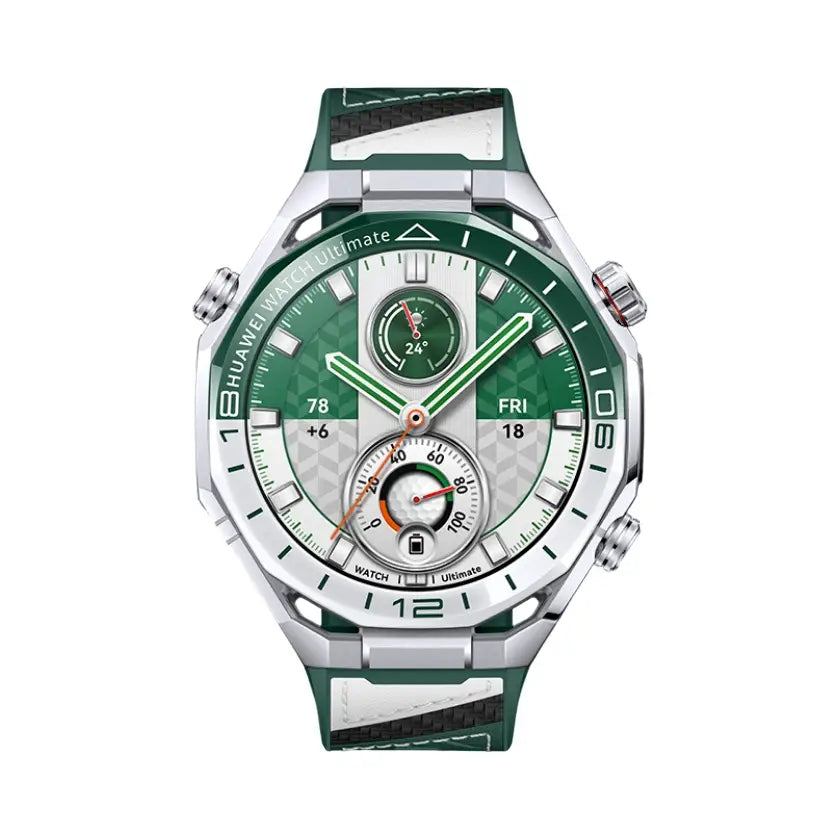 Huawei | Watch Ultimate 2 eSIM | Smart watch | Water-resistant | White/Green