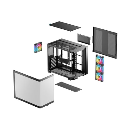 Deepcool | CG530U 4F | Case | Midi Tower | Black