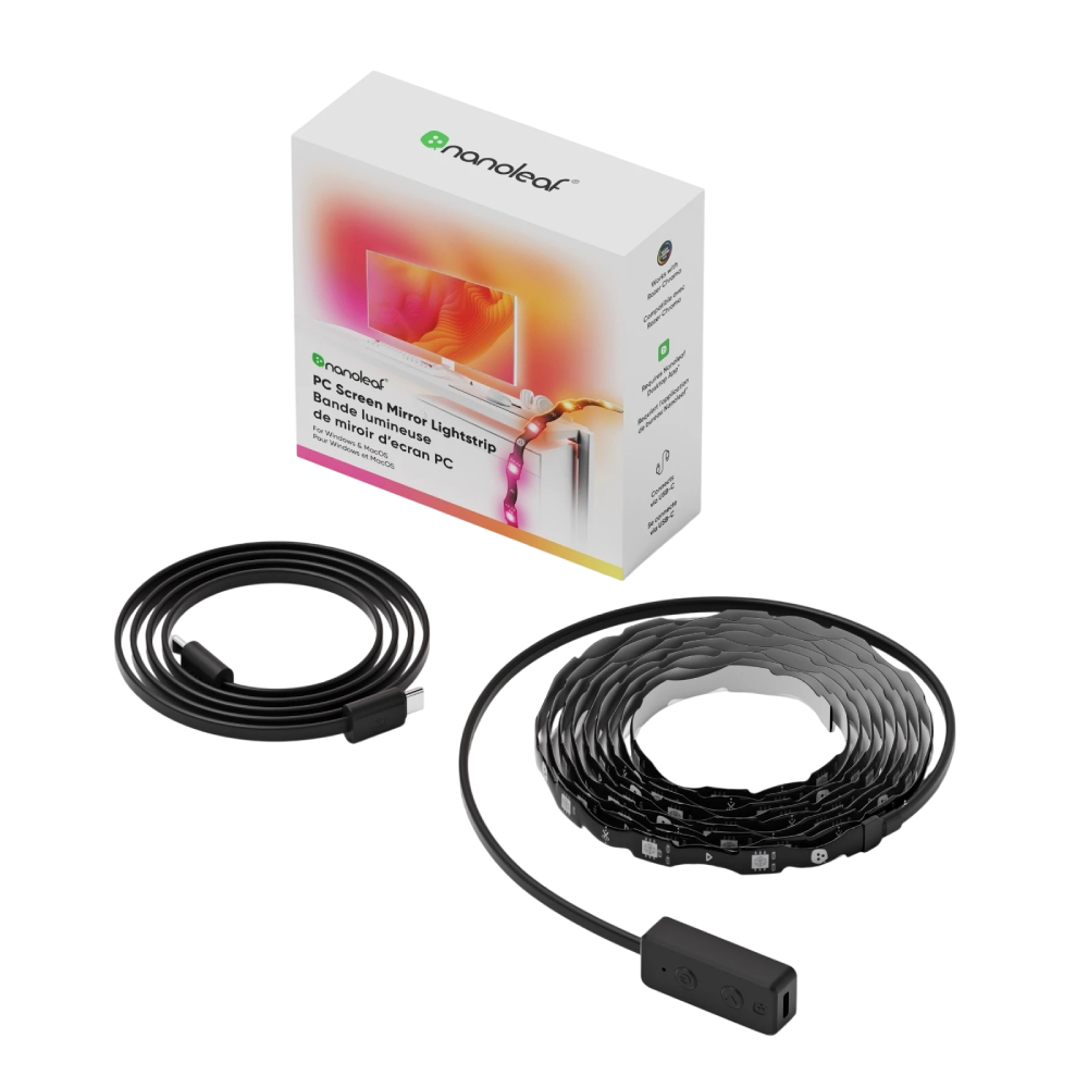 Nanoleaf | 4D Screen Mirror Lightstrip | 2.5 m | RGB | USB