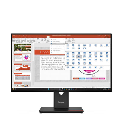 LENOVO | ThinkVision T27-40 | 27" IPS | Full HD | 120Hz | USB Hub | Eclipse Black