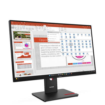 LENOVO | ThinkVision T27-40 | 27" IPS | Full HD | 120Hz | USB Hub | Eclipse Black