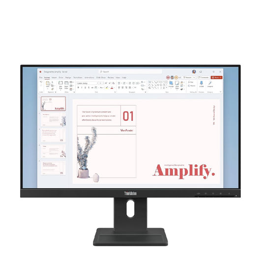 LENOVO | ThinkVision E24-40 | 24" IPS | Full HD | 100Hz | Speakers | Raven Black