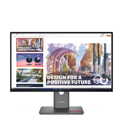LENOVO | ThinkVision P27QD-40 | 27" IPS | QHD | 120Hz | USB-C | Ethernet | Raven Black
