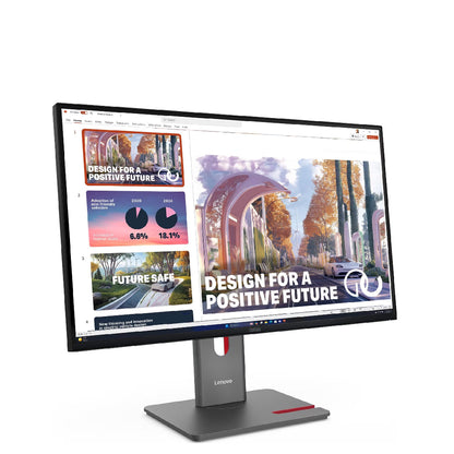 LENOVO | ThinkVision P27QD-40 | 27" IPS | QHD | 120Hz | USB-C | Ethernet | Raven Black
