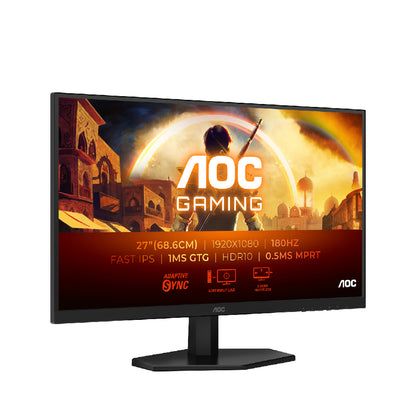 AOC | 27G42E | 27" Fast IPS | Full HD | 180Hz | 0.5ms | Adaptive-Sync | Black/Red