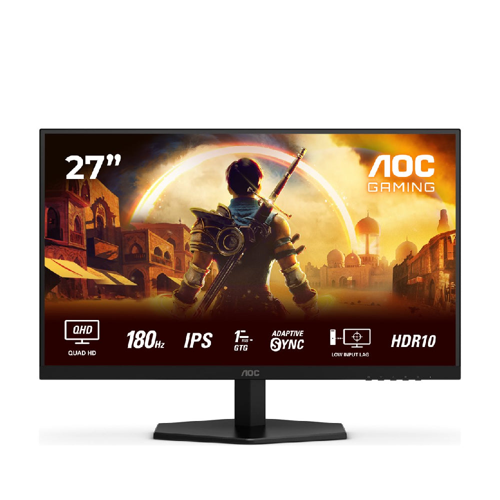 AOC | Q27G42XE | 27" Fast IPS | QHD | 180Hz | 0.5ms | Speakers | Black/Red