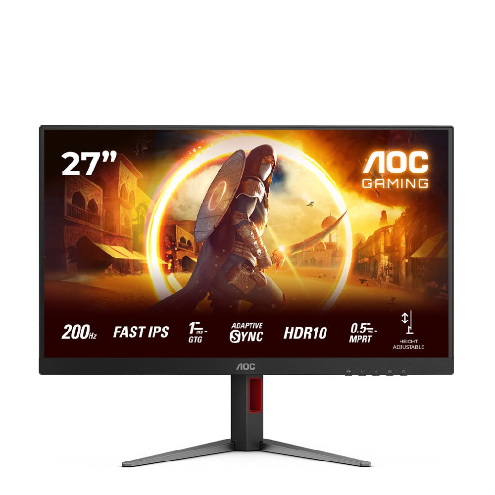 AOC | 27G4HA | 27" Fast IPS | Full HD | 200Hz | 0.5ms | Speakers | Black