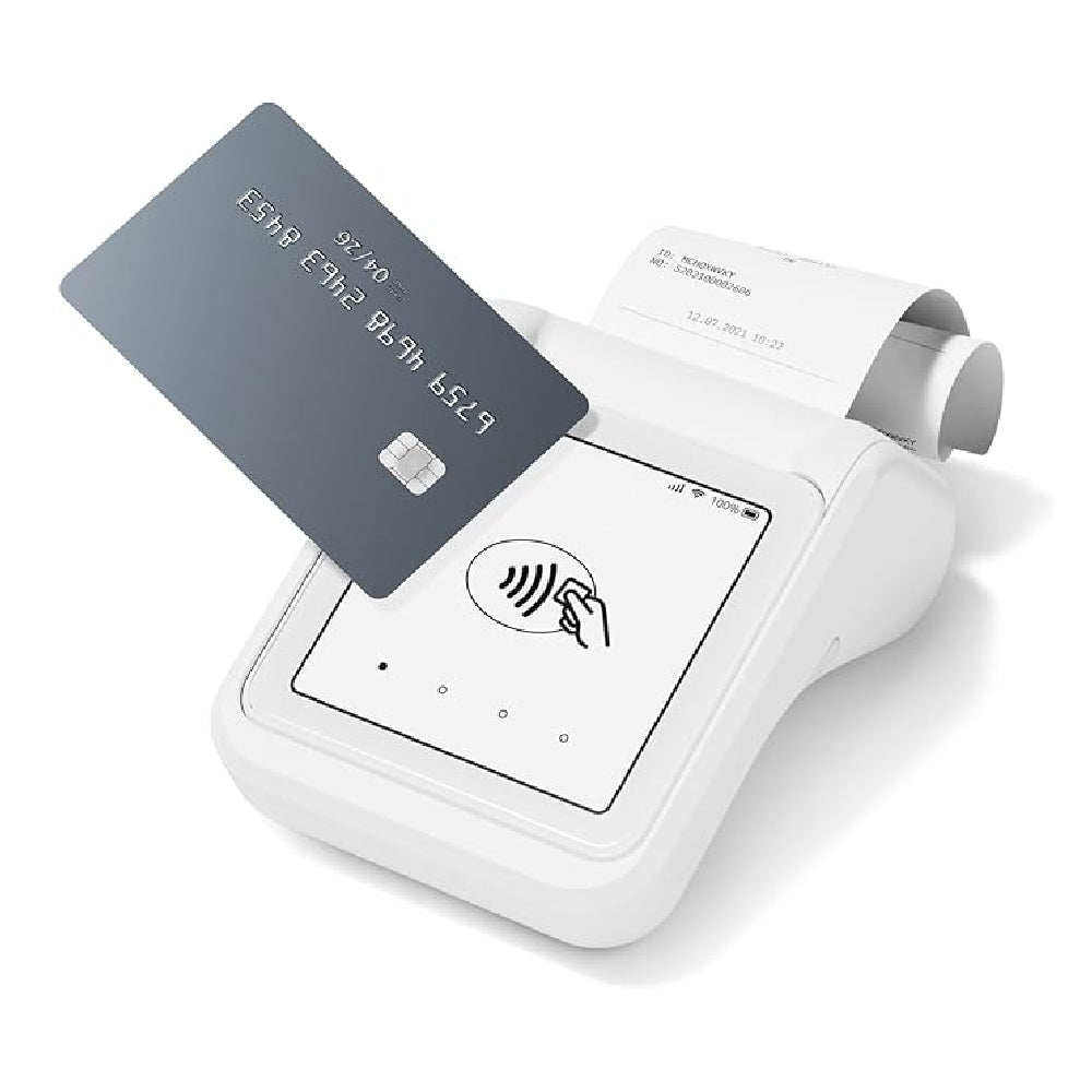 SumUp | Solo Card Reader | Printer Bundle | Wi-Fi + 4G | Touchscreen | White