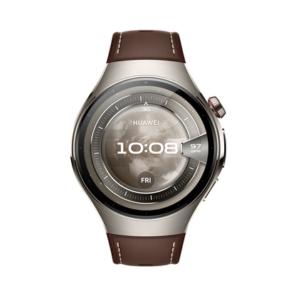 Huawei | Watch 5 | Smart watch | 46 mm | Silver | 4G | Brown