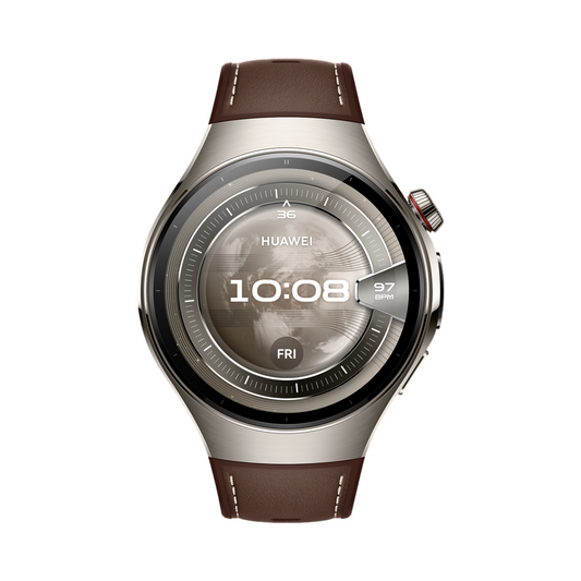 Huawei | Watch 5 | Smart watch | 46 mm | Silver | 4G | Brown