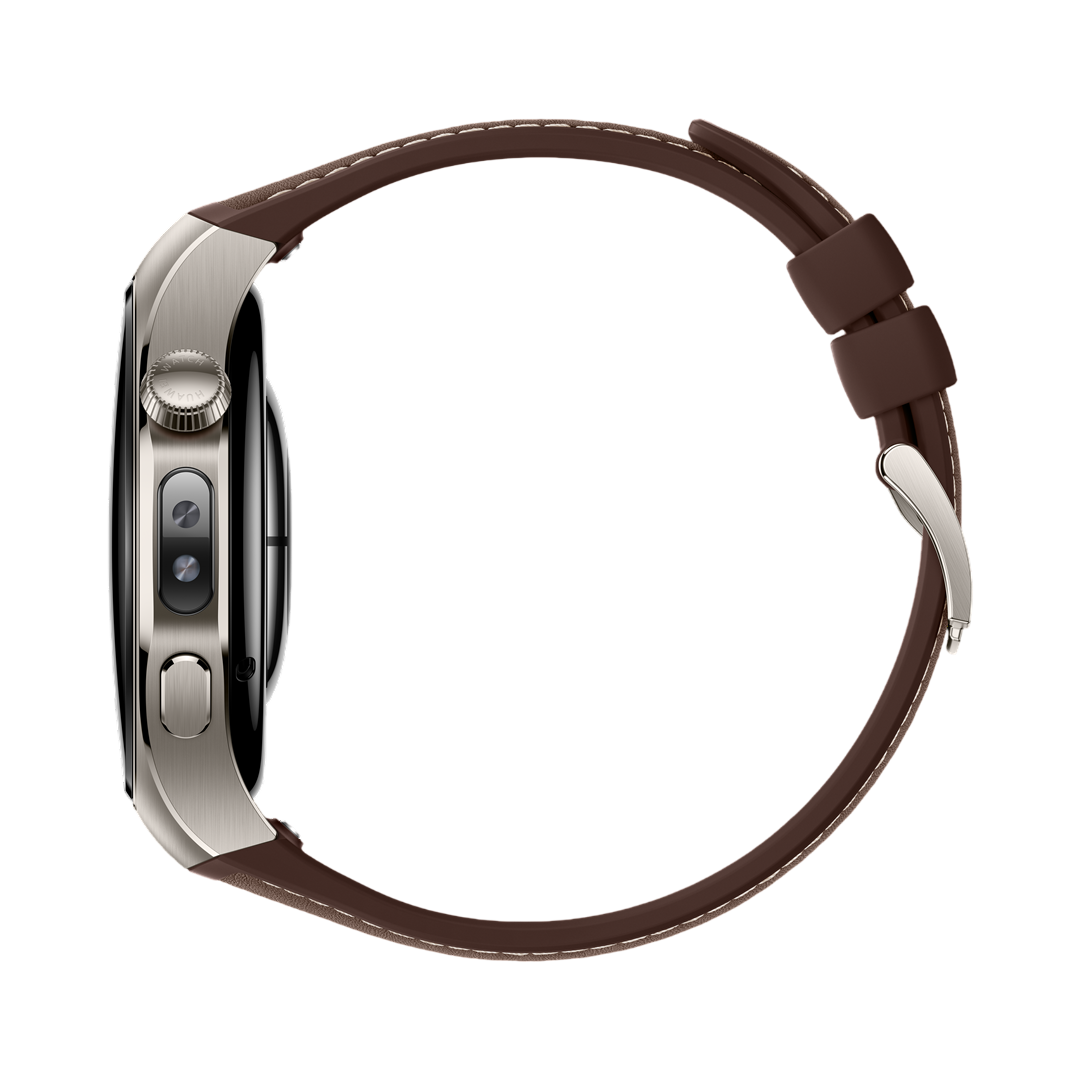 Huawei | Watch 5 | Smart watch | 46 mm | Silver | 4G | Brown