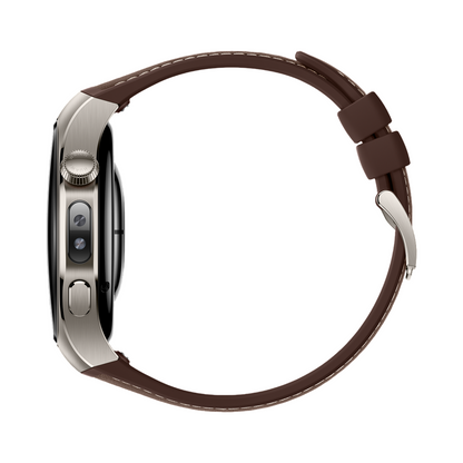 Huawei | Watch 5 | Smart watch | 46 mm | Silver | 4G | Brown