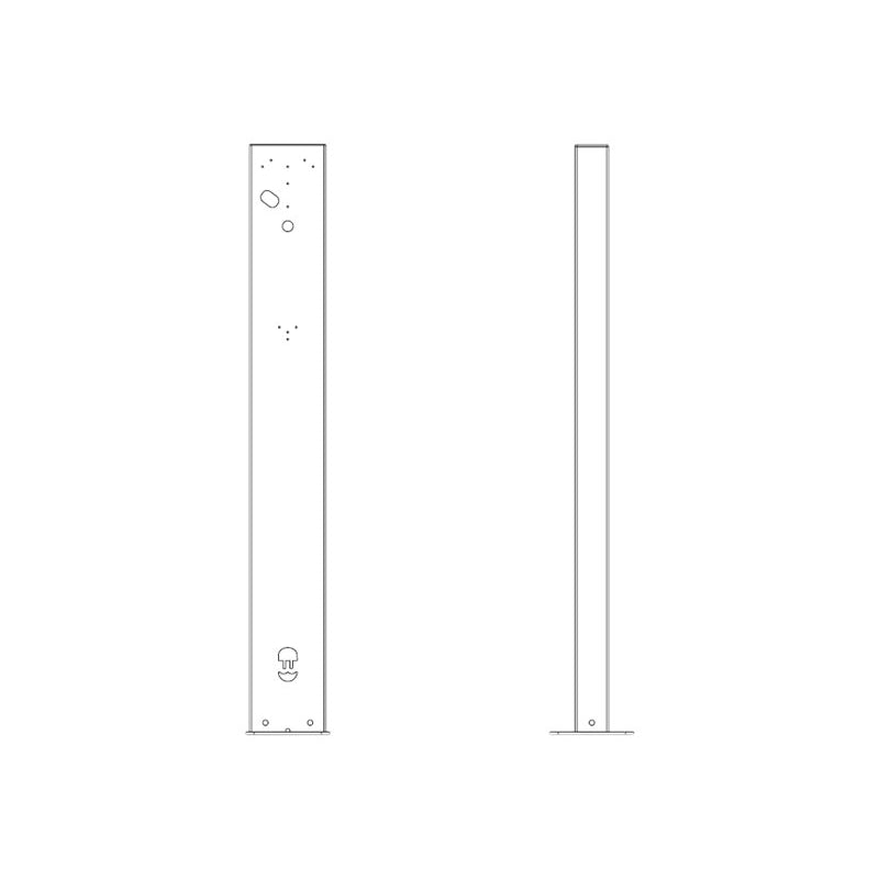 Wallbox | Eiffel Basic Mono | EV Charger Pedestal | For Pulsar Series (No Charger Included)