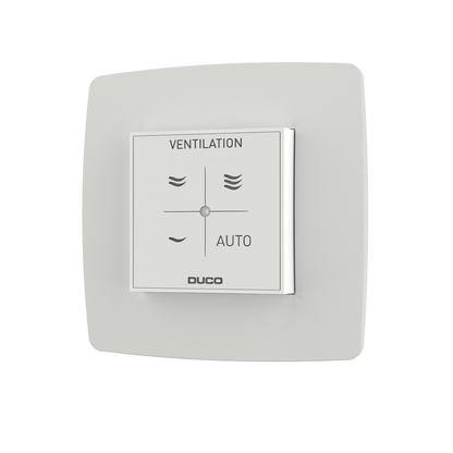 DUCO | Humidity Room Sensor with Control RF/Wired | White