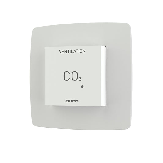 DUCO | CO2 Room Sensor with Control RF/Wired | White