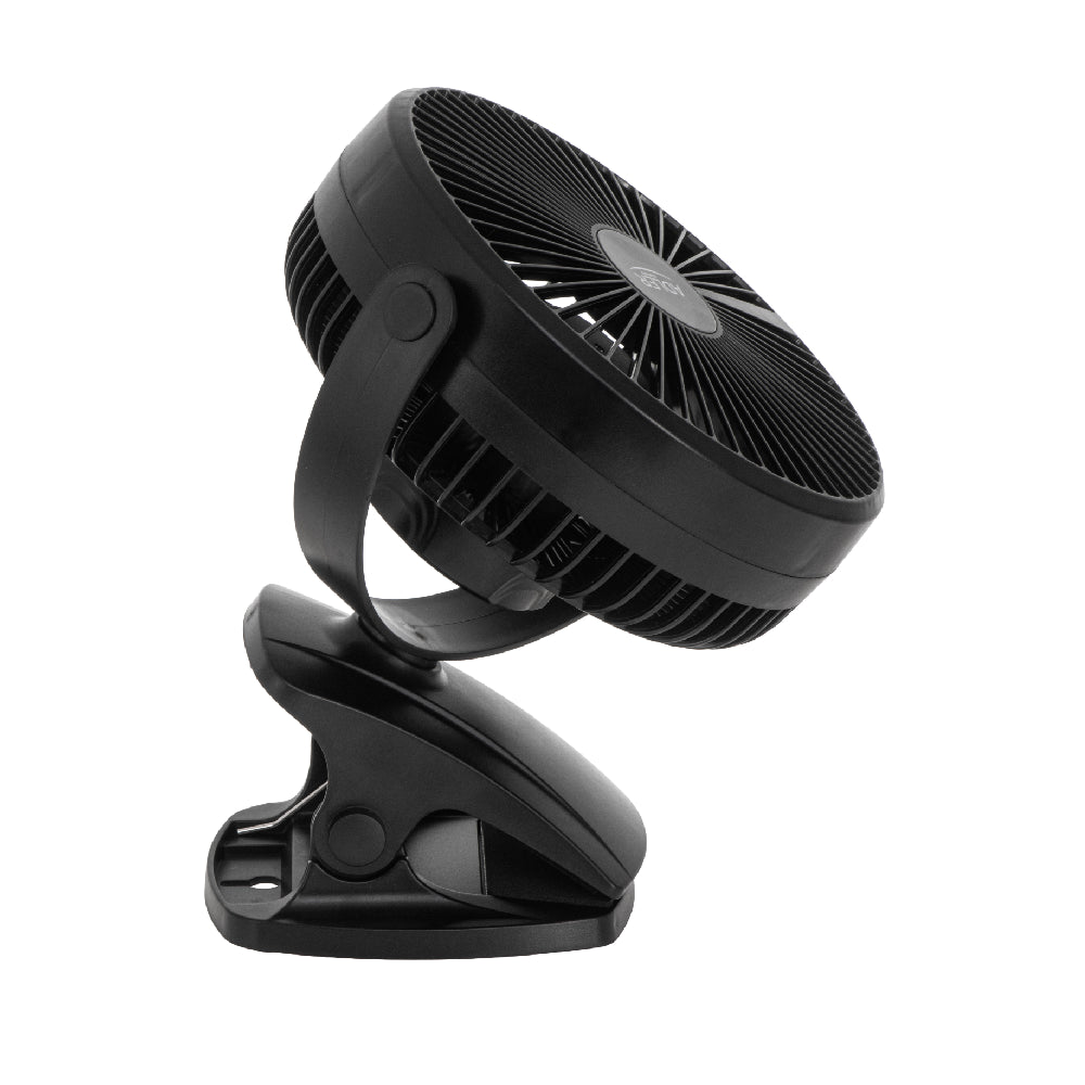 Adler | AD 7342b | Clip-on Desk Fan | 15.5 cm | 5W | 3 Speeds | USB-C | Black