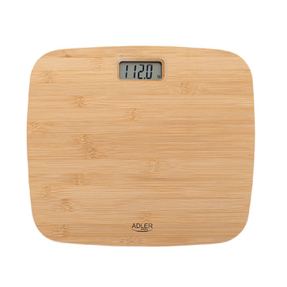 Adler | AD 8173 | Bathroom Bamboo Scale | 150 kg / 100 g | Auto Off | Bamboo