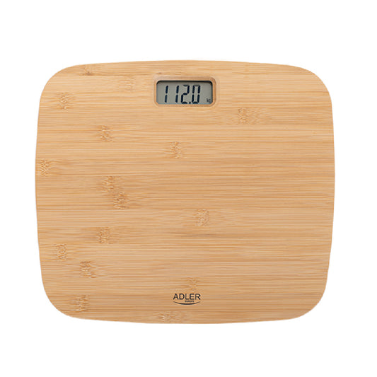Adler | AD 8173 | Bathroom Bamboo Scale | 150 kg / 100 g | Auto Off | Bamboo