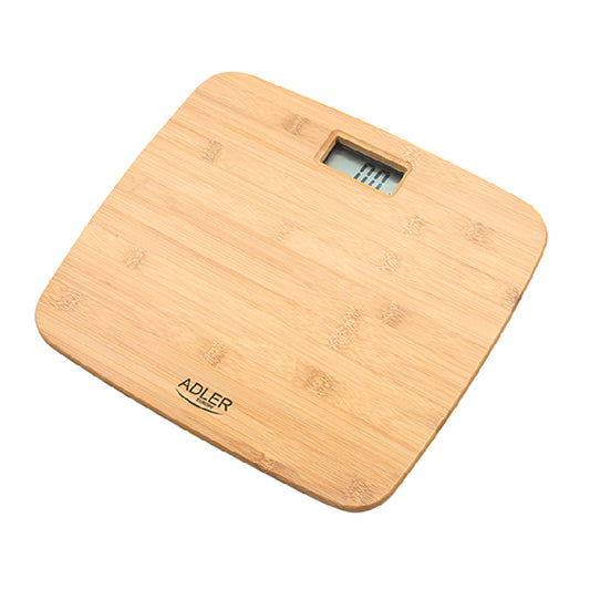 Adler | AD 8173 | Bathroom Bamboo Scale | 150 kg / 100 g | Auto Off | Bamboo