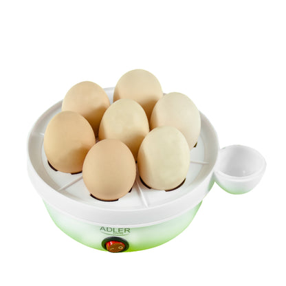 Adler | AD 4459 | Egg Boiler | 7 Eggs | 450W | Auto-off | White