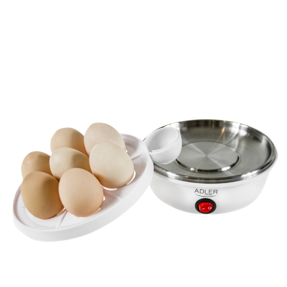 Adler | AD 4459 | Egg Boiler | 7 Eggs | 450W | Auto-off | White